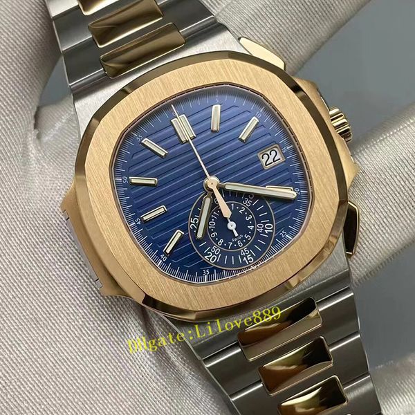 mens watches 40mm 5980/1ar nautilus silvery rose gold case automatic movement no chronograph strap transparent back men's sport wristwa, Slivery;brown
mens watches 40mm 5980/1ar nautilus silvery rose gold case automatic movement no chronograph strap transparent back men's sport wristwa, Slivery;brown