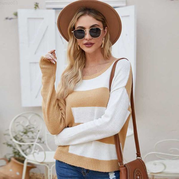 women's sweaters women's stripe sweater autumn winter ladies o-neck long sleeve patchwork contrast color knitting shirts female�, White;black
women's sweaters women's stripe sweater autumn winter ladies o-neck long sleeve patchwork contrast color knitting shirts female�, White;black