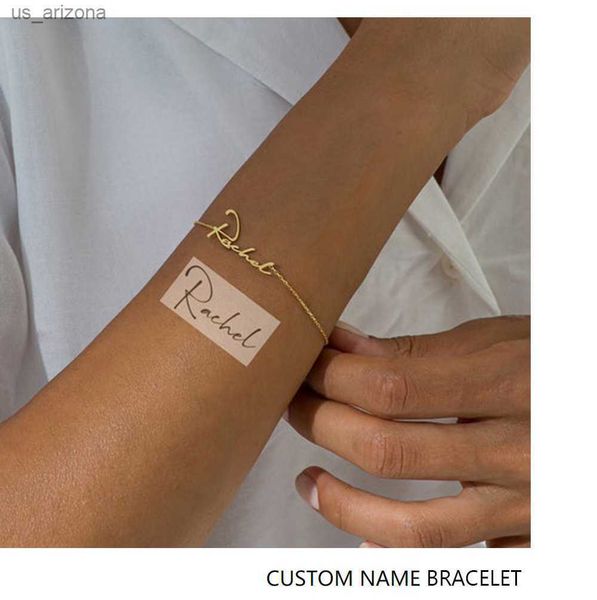 bracelet for women with name personalized bracelet name customized women gold silver stainless steel jewelry l230620, Golden;silver
bracelet for women with name personalized bracelet name customized women gold silver stainless steel jewelry l230620, Golden;silver