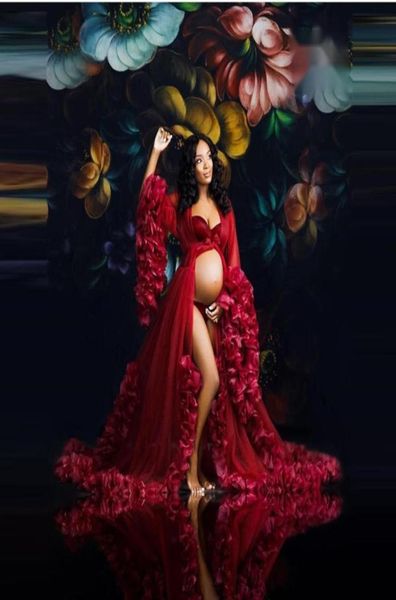 vintage evening dresses red organza maternity robes for po shoot long sheer bridal pregnancy tulle dress gowns custom made6562703, Black;red
vintage evening dresses red organza maternity robes for po shoot long sheer bridal pregnancy tulle dress gowns custom made6562703, Black;red