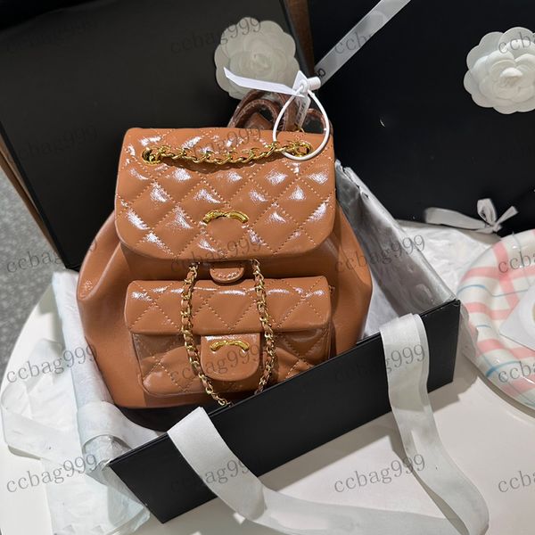 designer women's mini backpack leather chain handle handbag hardware metal buckle matelasse chain makeup bag sweet princess bag 18 x 18
designer women's mini backpack leather chain handle handbag hardware metal buckle matelasse chain makeup bag sweet princess bag 18 x 18