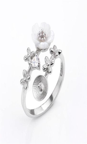 pearl ring settings 925 sterling silver findings flower white shell zircon pearls mount diy 5 pieces5654560, Slivery;crystal
pearl ring settings 925 sterling silver findings flower white shell zircon pearls mount diy 5 pieces5654560, Slivery;crystal