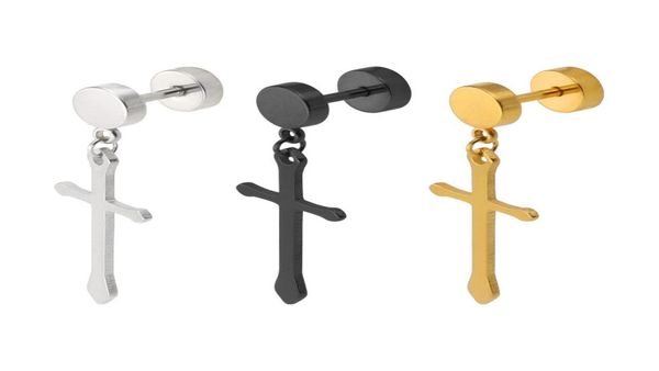 fashion classic cross pendant earrings gold silver titanium stainless steel stud earrings for women men jewelry kka17822083564, Golden;silver
fashion classic cross pendant earrings gold silver titanium stainless steel stud earrings for women men jewelry kka17822083564, Golden;silver