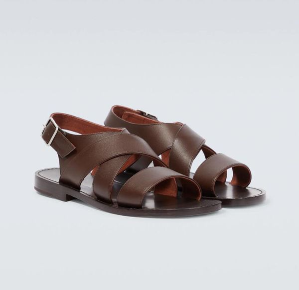 made in italy moorea men's sandals genuine leather broadband cross ankle buckle round toe open toe summer casual flat bottom walking sh, Black
made in italy moorea men's sandals genuine leather broadband cross ankle buckle round toe open toe summer casual flat bottom walking sh, Black