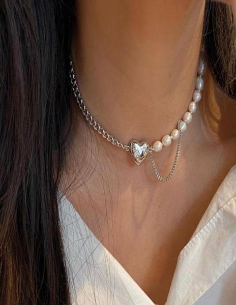 gothic baroque pearl heart pendant choker necklace for women wedding punk bead lariat gold color long chain chains12183832776896, Silver
gothic baroque pearl heart pendant choker necklace for women wedding punk bead lariat gold color long chain chains12183832776896, Silver