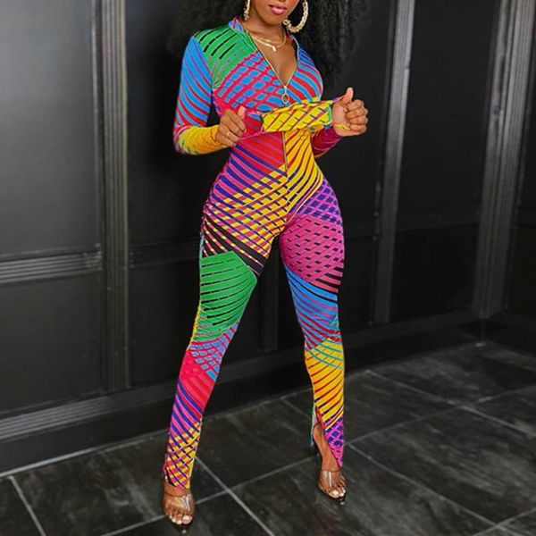 women's jumpsuits rompers corful print slim jumpsuits for women zipper playsuit fashion long sleeve trouser women sport fitness romer o, Black;white
women's jumpsuits rompers corful print slim jumpsuits for women zipper playsuit fashion long sleeve trouser women sport fitness romer o, Black;white