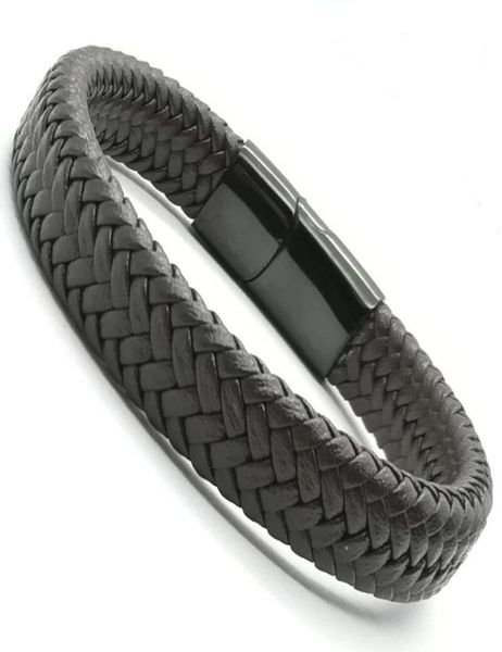 2018 men jewelry punk black braided geunine leather bracelet stainless steel magnetic buckle fashion bangles9888612, Golden;silver
2018 men jewelry punk black braided geunine leather bracelet stainless steel magnetic buckle fashion bangles9888612, Golden;silver