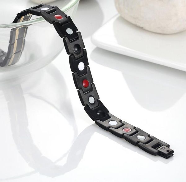 health bangles magnetic 316l stainless steel charm bracelet jewelry elegant titanium magnetic therapy bracelet pain relief for art3304204, Black
health bangles magnetic 316l stainless steel charm bracelet jewelry elegant titanium magnetic therapy bracelet pain relief for art3304204, Black