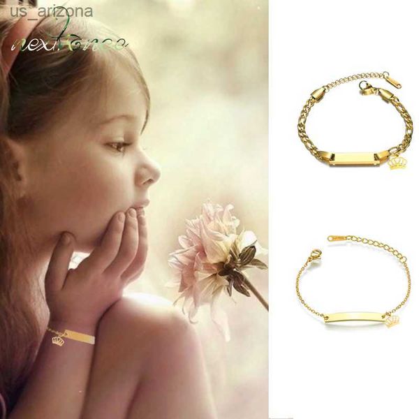 nextvance personalized baby bracelet engraved stainless steel chain bracelet for children newborn name customized bracelets gift l230620, Golden;silver
nextvance personalized baby bracelet engraved stainless steel chain bracelet for children newborn name customized bracelets gift l230620, Golden;silver