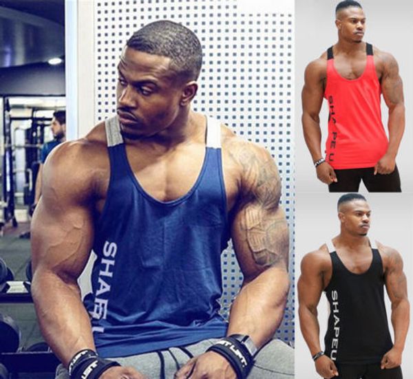 mens tank summer bodybuilding fitness singlets muscle vest for men tee basketball jersey solid gym stringer 230717, White;black
mens tank summer bodybuilding fitness singlets muscle vest for men tee basketball jersey solid gym stringer 230717, White;black