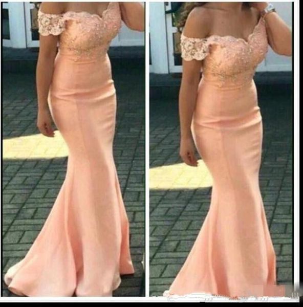 setwell bridesmaid dresses for weddings peach off shoulder lace appliques mermaid floor length formal maid of honor gowns pl8541435, White;pink
setwell bridesmaid dresses for weddings peach off shoulder lace appliques mermaid floor length formal maid of honor gowns pl8541435, White;pink