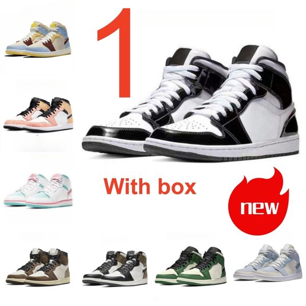 new 1 basketball shoes men women high black phantom lucky green blue unc mens trainer sports sneakers outdoor sport big size with box
new 1 basketball shoes men women high black phantom lucky green blue unc mens trainer sports sneakers outdoor sport big size with box
