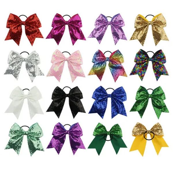 8 inch fashion handmade sequin bling cheer bows hairbands for girl children kids boutique accessorie, Slivery;white
8 inch fashion handmade sequin bling cheer bows hairbands for girl children kids boutique accessorie, Slivery;white