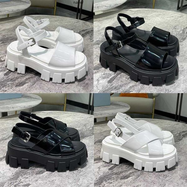 slides pradly designer woman wide sandals monolith rubber sandal leather slippers luxury summer buckle classics strap patent solid pattern c, Black
slides pradly designer woman wide sandals monolith rubber sandal leather slippers luxury summer buckle classics strap patent solid pattern c, Black
