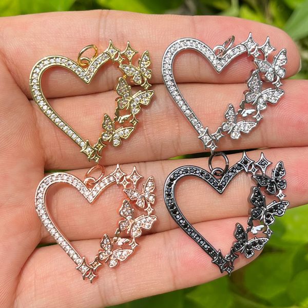pendant necklaces 5pcs heart butterflies charms zirconia pave for handmade jewelry bracelets necklace key chain tags accessories quality 230, Silver
pendant necklaces 5pcs heart butterflies charms zirconia pave for handmade jewelry bracelets necklace key chain tags accessories quality 230, Silver