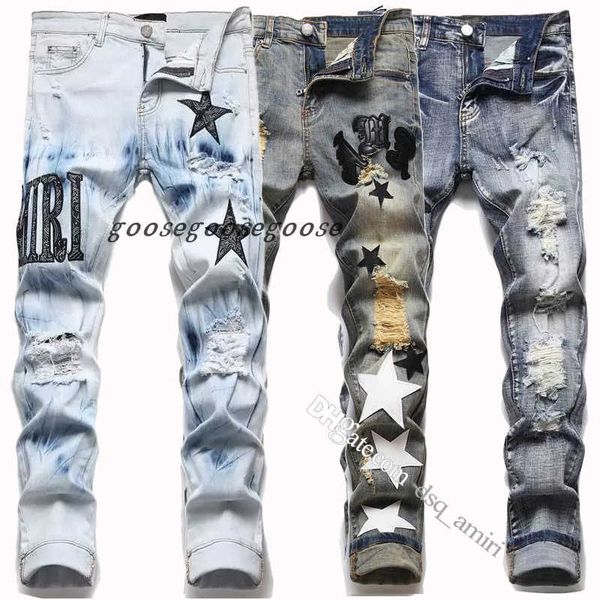 2023 designer mens jeans pants ripped high street fashion brand pantalones vaqueros para hombre motorcycle embroidery trendy long hip hop wi, Blue
2023 designer mens jeans pants ripped high street fashion brand pantalones vaqueros para hombre motorcycle embroidery trendy long hip hop wi, Blue