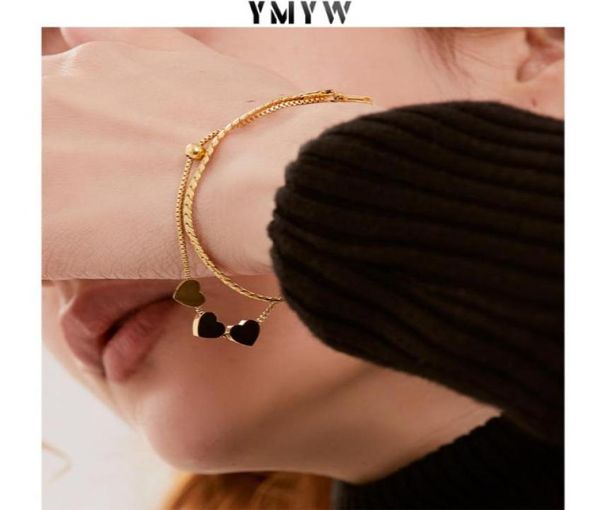 cute heart stainless steel double layered jewelry bracelet simple metal texture 18 k fashion bijoux ete 2021gift charm bracelets1654846, Golden;silver
cute heart stainless steel double layered jewelry bracelet simple metal texture 18 k fashion bijoux ete 2021gift charm bracelets1654846, Golden;silver