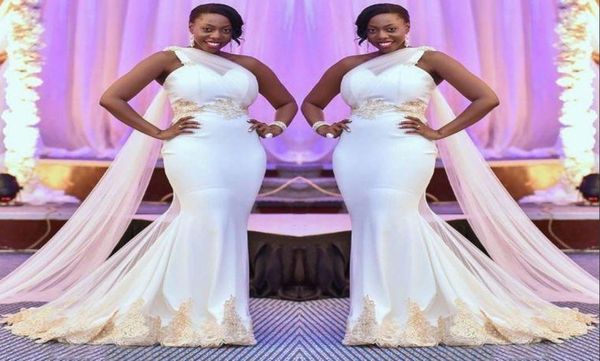 south african mermaid wedding dresses 2019 new plus size one shoulder bridal gowns champagne lace appliques dubai arabic wedding d2341146, White
south african mermaid wedding dresses 2019 new plus size one shoulder bridal gowns champagne lace appliques dubai arabic wedding d2341146, White