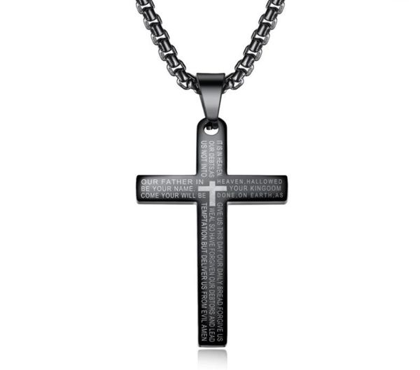 retro cross scripture titanium women men039s fashion pendant necklace hip hop stainless steel gold black jewelry1212775, Silver
retro cross scripture titanium women men039s fashion pendant necklace hip hop stainless steel gold black jewelry1212775, Silver