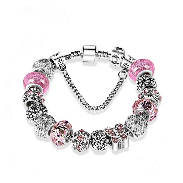 cute butterfly charm bracelet set for pandora 925 sterling silver snake chain bracelet for women designer jewelry pink blue red charms brace, Golden;silver
cute butterfly charm bracelet set for pandora 925 sterling silver snake chain bracelet for women designer jewelry pink blue red charms brace, Golden;silver