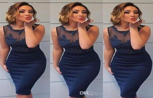 sheath column cocktail dresses sheer crew neck sleeveless see through lace appliqued short knee length prom party gowns c4582664, Black
sheath column cocktail dresses sheer crew neck sleeveless see through lace appliqued short knee length prom party gowns c4582664, Black