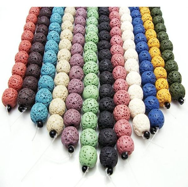 65pcslot 6mm multi color lava beads natural stone volcanic rock round diy jewelry bracelet making volcano bead3388391, Black
65pcslot 6mm multi color lava beads natural stone volcanic rock round diy jewelry bracelet making volcano bead3388391, Black