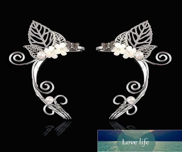 1 pc chic elf ear cuff pearl hollowed flower leaf cosplay fairy earring clips for women girls wedding earcuff jewelry5178173, Silver
1 pc chic elf ear cuff pearl hollowed flower leaf cosplay fairy earring clips for women girls wedding earcuff jewelry5178173, Silver