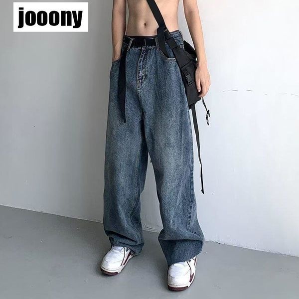 men's jeans autumn loose belt with slouchy and lazy wide leg trousers versatile casual straight pants commuting style trend 230718, Blue
men's jeans autumn loose belt with slouchy and lazy wide leg trousers versatile casual straight pants commuting style trend 230718, Blue