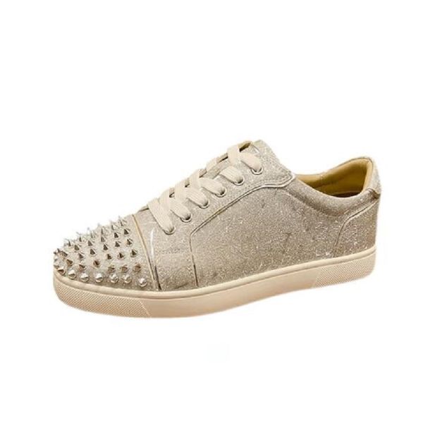 2023 new luxury leather men's shoes rhinestone rivets high women's rivet designer sneakers couples casual flat shoes 1aa20, Black
2023 new luxury leather men's shoes rhinestone rivets high women's rivet designer sneakers couples casual flat shoes 1aa20, Black