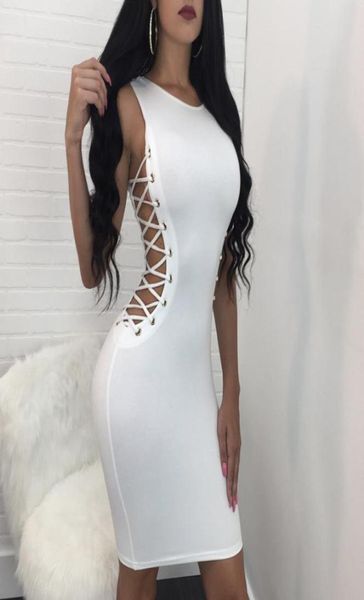 white round neck bandage dress women cross criss hollow tight dress fashion slim sleeveless mini dress party vestidos2422370, White;black
white round neck bandage dress women cross criss hollow tight dress fashion slim sleeveless mini dress party vestidos2422370, White;black