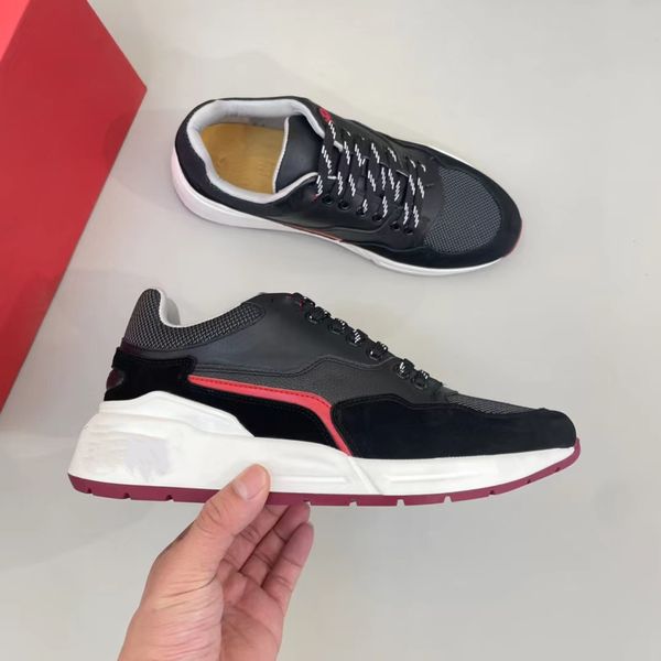 2023 new r perforated casual sneakers shoes men low-suede grained calfskin gancini trainers gancio sporty chic vibe sports walking, Black
2023 new r perforated casual sneakers shoes men low-suede grained calfskin gancini trainers gancio sporty chic vibe sports walking, Black