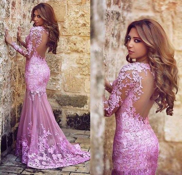 charming pink mermaid prom dresses with sheer long sleeves applique lace bridal party dress custom made evening gown 20197635970, Black
charming pink mermaid prom dresses with sheer long sleeves applique lace bridal party dress custom made evening gown 20197635970, Black