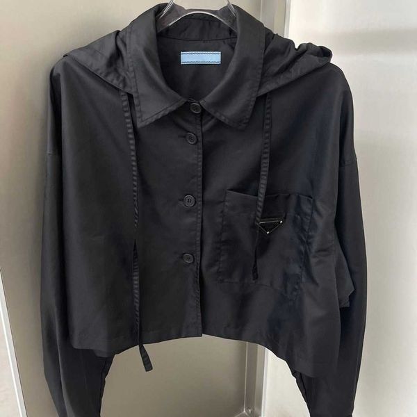 spring and summer ladies hooded high-waisted shirt jacket, comfortable nylon touch, cool and sun protection in summer, high-waisted casual f, Black;brown
spring and summer ladies hooded high-waisted shirt jacket, comfortable nylon touch, cool and sun protection in summer, high-waisted casual f, Black;brown