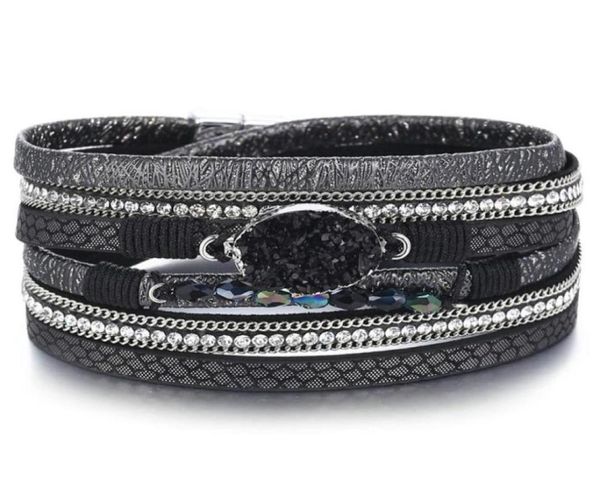 punk black color natural stone bracelets bangles for women ladies magnetic clasp wrap bracelet pulseira feminina party jewelry26449651438, Golden;silver
punk black color natural stone bracelets bangles for women ladies magnetic clasp wrap bracelet pulseira feminina party jewelry26449651438, Golden;silver