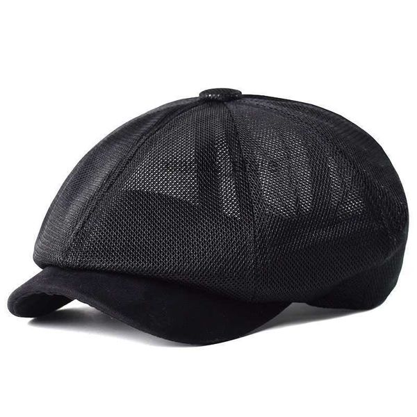 newsboy hats summer mesh newsboy caps breathable casual outdoor retro beret hats octagonal hat fashion solid flat caps hkd230718, Blue;gray
newsboy hats summer mesh newsboy caps breathable casual outdoor retro beret hats octagonal hat fashion solid flat caps hkd230718, Blue;gray