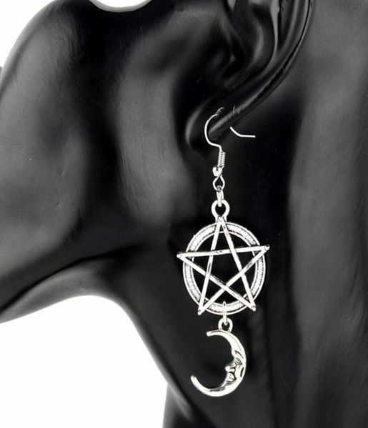 2020 new fashion vintage pentagram moon dangle earrings handmade statement earrings women earrings6407303, Golden
2020 new fashion vintage pentagram moon dangle earrings handmade statement earrings women earrings6407303, Golden