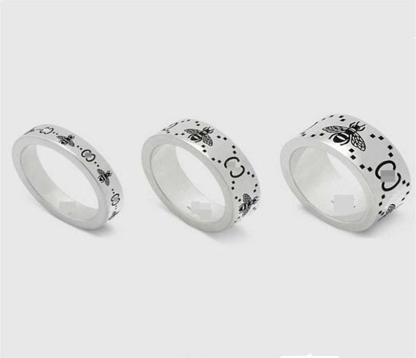 band rings 2023 jewelry new sterling silver classic double bee for men and women same style couple ring7504099
band rings 2023 jewelry new sterling silver classic double bee for men and women same style couple ring7504099