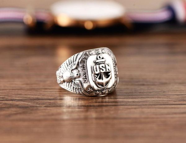 925 sterling silver jewelry exquisite eagle united states navy men ring5136594
925 sterling silver jewelry exquisite eagle united states navy men ring5136594
