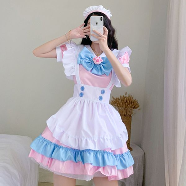 cosplay costume pink women maid outfit anime long dress black and white apron dress lolita dresses men cafe costume
cosplay costume pink women maid outfit anime long dress black and white apron dress lolita dresses men cafe costume