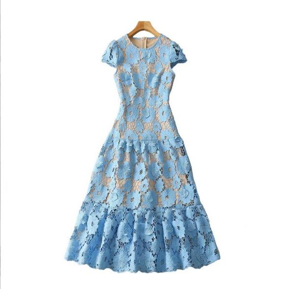 715 2023 runway dress crew neck short sleeve dress empire blue pink brand same style dress flora print womens clothes sh, Black
715 2023 runway dress crew neck short sleeve dress empire blue pink brand same style dress flora print womens clothes sh, Black