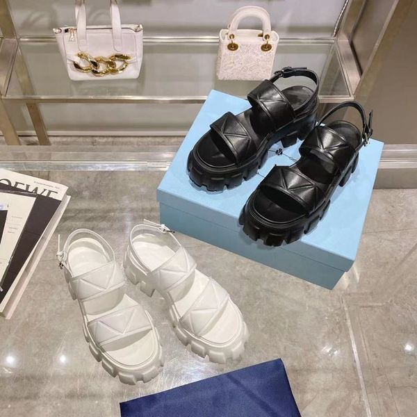 designer women leather sandals rubber summer thick sole elevated casual sandals women's soft thick sole sandals platform slides triangl, Black
designer women leather sandals rubber summer thick sole elevated casual sandals women's soft thick sole sandals platform slides triangl, Black