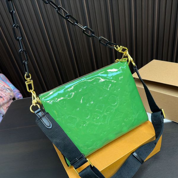 glossy patent leather women designer zipper bag embossed two-tone adjustable nylon strap removable chain shoulder handbag high-capacity mult
glossy patent leather women designer zipper bag embossed two-tone adjustable nylon strap removable chain shoulder handbag high-capacity mult