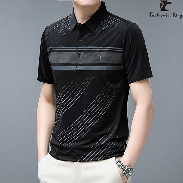 men's polos quality brand polo shirts men's casual business solid short sleeve polo shirt korean fashion slim lapel polo homme 230, White;black
men's polos quality brand polo shirts men's casual business solid short sleeve polo shirt korean fashion slim lapel polo homme 230, White;black