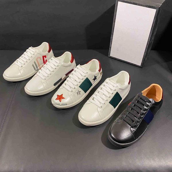 size ggity luxurys designer ace shoes men women sneakers bee chaussures leather trainers embroidery stripes sneaker walking sports shoe 35-4, Black
size ggity luxurys designer ace shoes men women sneakers bee chaussures leather trainers embroidery stripes sneaker walking sports shoe 35-4, Black