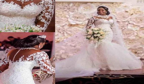 african mermaid wedding dresses high neck with illusion buttons back floor length long garden bridal gown plus size custom made3216956, White
african mermaid wedding dresses high neck with illusion buttons back floor length long garden bridal gown plus size custom made3216956, White