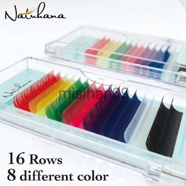 false eyelashes natuhana lashes16rows red yellow green pink purple blue white brown mixcolor eyelash extension premium individual mink makeu
false eyelashes natuhana lashes16rows red yellow green pink purple blue white brown mixcolor eyelash extension premium individual mink makeu