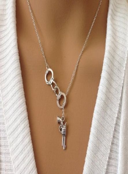 punk gun handcuff choker necklaces silver plated necklaces gothic couple lovers necklaces gift idea pendant neckl2131196, Golden;silver
punk gun handcuff choker necklaces silver plated necklaces gothic couple lovers necklaces gift idea pendant neckl2131196, Golden;silver