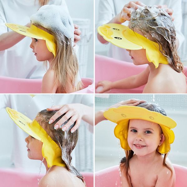 shower caps duck shape adjustable size baby for kids wide brim water hair washing shampoo cap toddlers shield eyes ears 230718
shower caps duck shape adjustable size baby for kids wide brim water hair washing shampoo cap toddlers shield eyes ears 230718