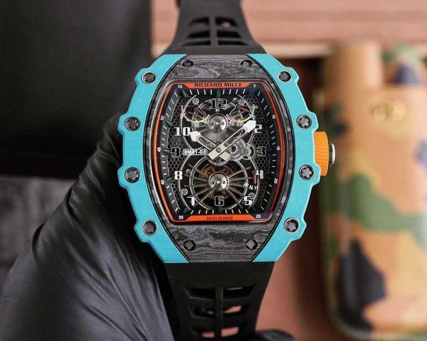luxury classical men wrist watches superb rm21-02 watch bo0h fully automatic mechanical movement sapphire mirror ntpt carbon fiber case with, Slivery;brown
luxury classical men wrist watches superb rm21-02 watch bo0h fully automatic mechanical movement sapphire mirror ntpt carbon fiber case with, Slivery;brown