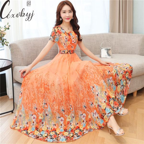 basic casual dresses maxi dress women casual vintage short sleeve summer dress chiffon vestidos boho style ladies o-neck floral dress 230717, Black;gray
basic casual dresses maxi dress women casual vintage short sleeve summer dress chiffon vestidos boho style ladies o-neck floral dress 230717, Black;gray